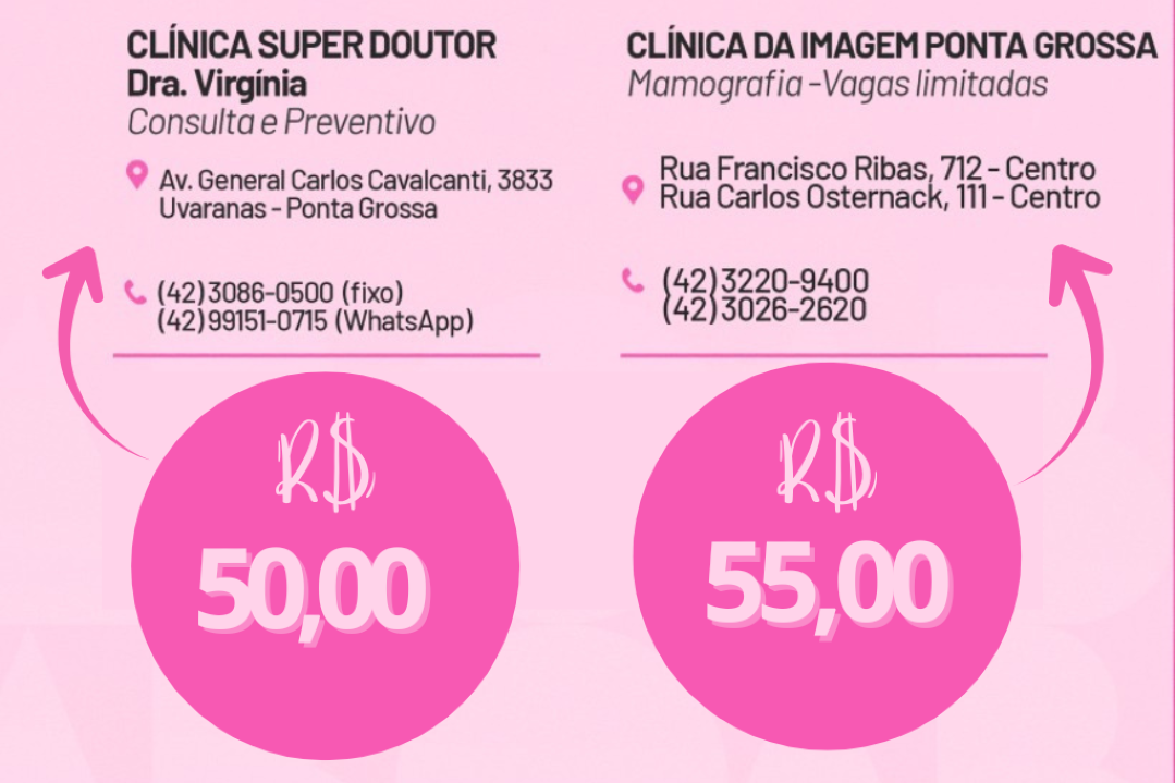 OAB Ponta Grossa e CAAPR promovem ações de prevenção no Outubro Rosa