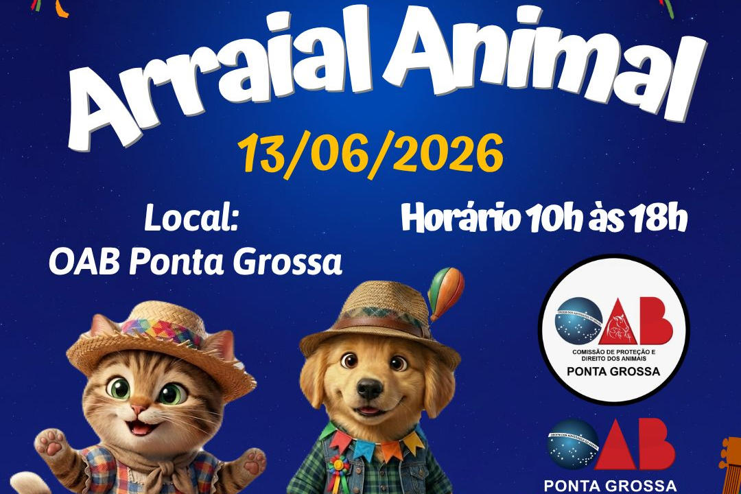 6º Arraial Animal da OAB PG acontece neste sábado